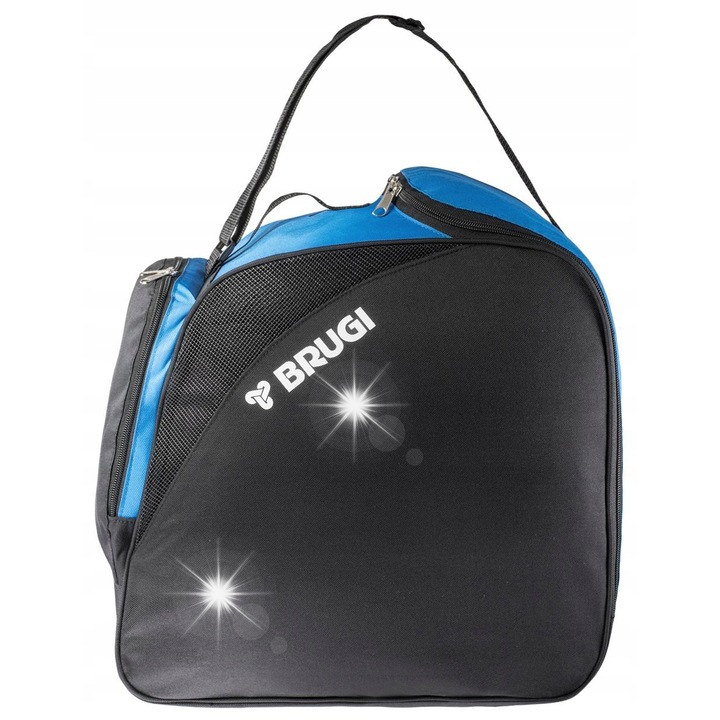 Brugi 4ZDW sporttáska, fekete/kék, méret 39x23x31cm, unisex