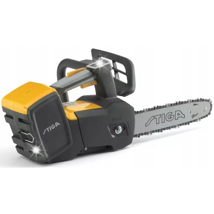 Fierastrau cu lant Stiga, model PR 700e, 30cm, 1kW, fara fir, 48V, greutate 3,45kg