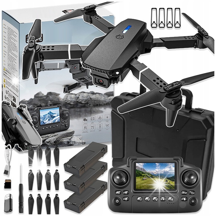 Дрон ALLNOEL с 2 камери, WiFi, 300м, 115гр