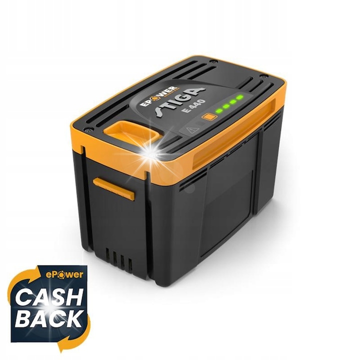 Акумулатор STIGA E440 48V, 4Ah, за серия EXPERIENCE 500 и 700, литиево-йонен