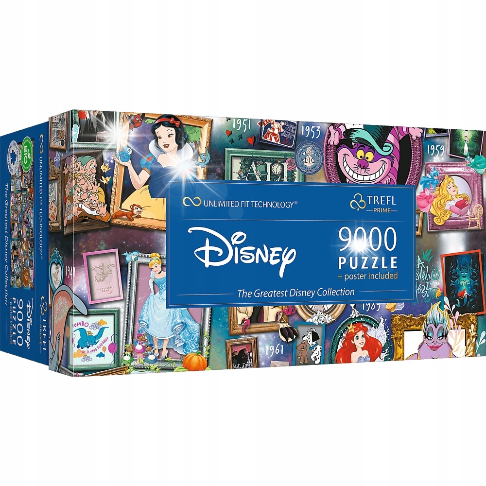 Puzzle 9000 Trefl The Greatest Disney Collection, 6 seturi, 1985.6