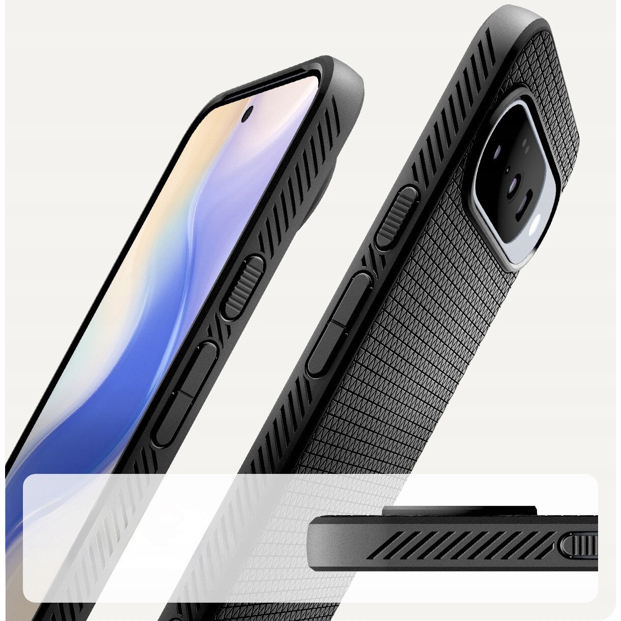 Carcasa Spigen Liquid Air cu MagSafe compatibila cu Google Pixel 10/10 Pro, Matte Black