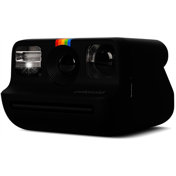 Фотоапарат моментален Polaroid Go Gen 2, черен, комплект с 16 резервни филма и 2 аксесоара