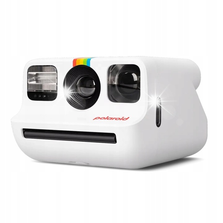 Моментален фотоапарат Polaroid Go Gen 2, бял, 16 снимки, размер на филма 53.9x66.6mm