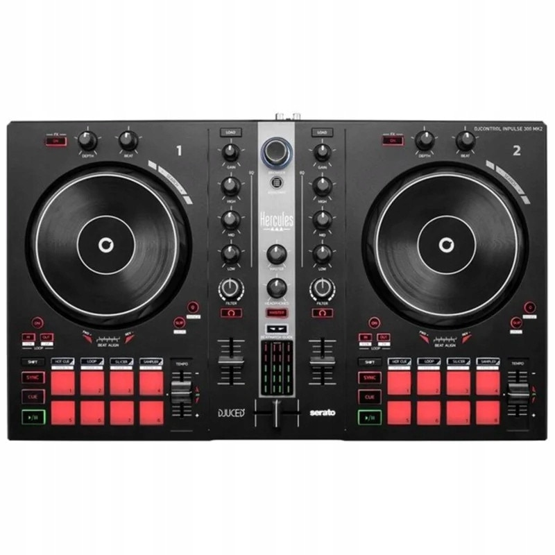 Controler DJ Hercules DJControl Inpulse 300 MK2, 16 pad-uri, USB
