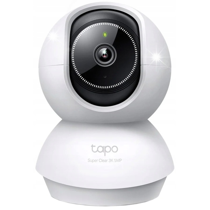 Камера за наблюдение Tapo C230, Wi-Fi, 5 Mpx, бяла, 117.7x86.8x85.4мм
