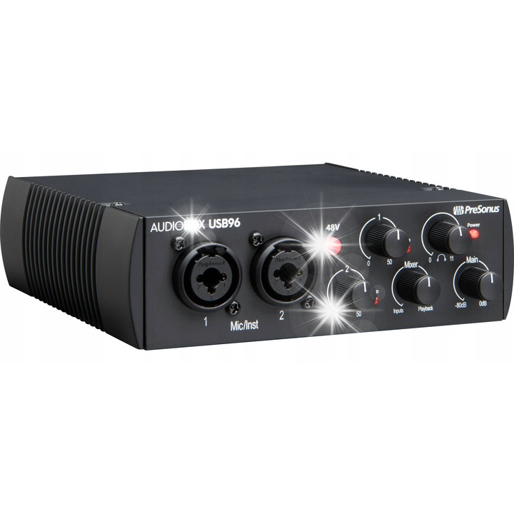 Пълен комплект за аудио запис PreSonus AudioBox Studio, USB 96 аудио интерфейс, микрофон M7, монитори Eris E3.5, слушалки HD7, софтуер Studio One 5 Artist PL