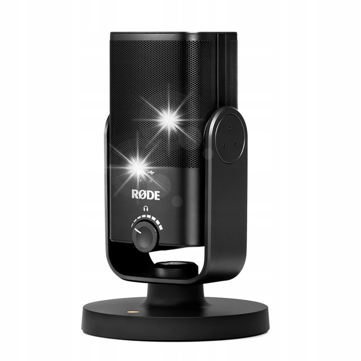 USB микрофон Rode NT-USB Mini, кардиоиден, с подвижна магнитна стойка, черен