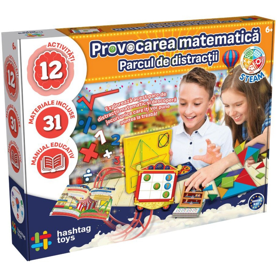 Joc Hashtag Toys - Provocarea matematica, Parcul de distractii
