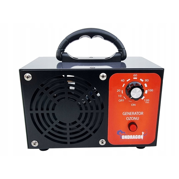Generator de ozon Ondragon 155W, 60 000 mg/h, cu timer, compact