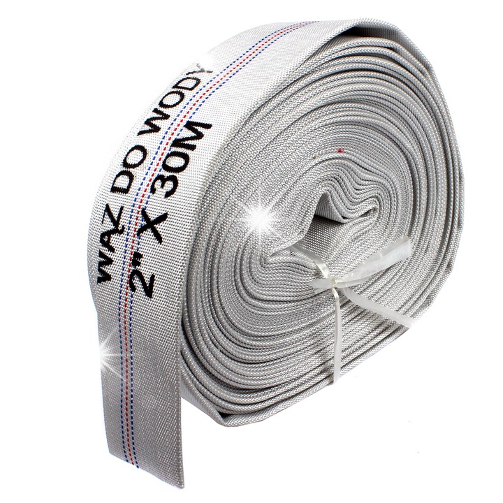 Маркуч за помпане, Falon-Tech, 2 инча, 30м, устойчив на температури, с конектори