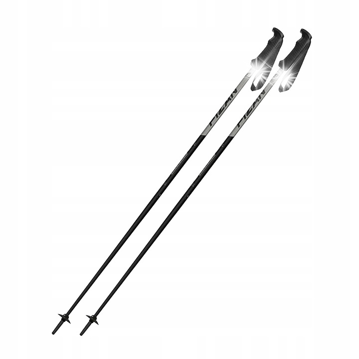 Щеки за ски Fizan Storm, 115см, сиво-черни, ергономичен дизайн, устойчив материал