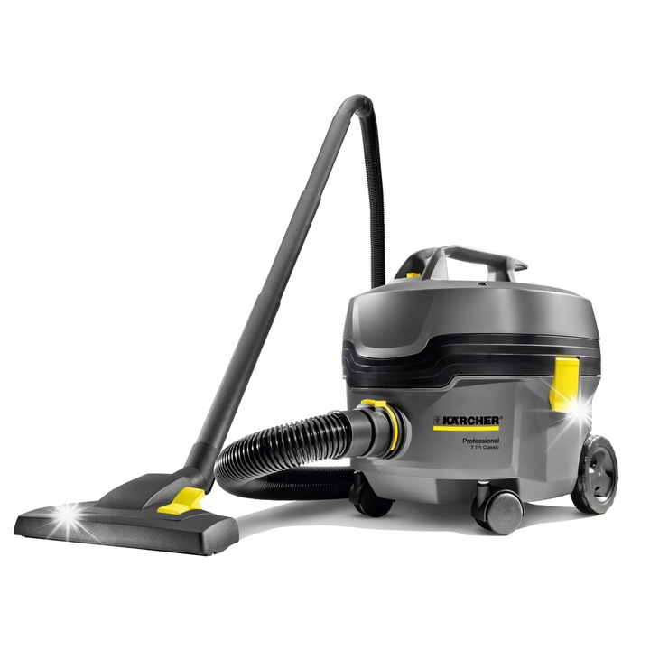 Професионална прахосмукачка Karcher T 7/1, 3,5 кг, 850 W, 7,5 л, с 1 филтърна торба от флис