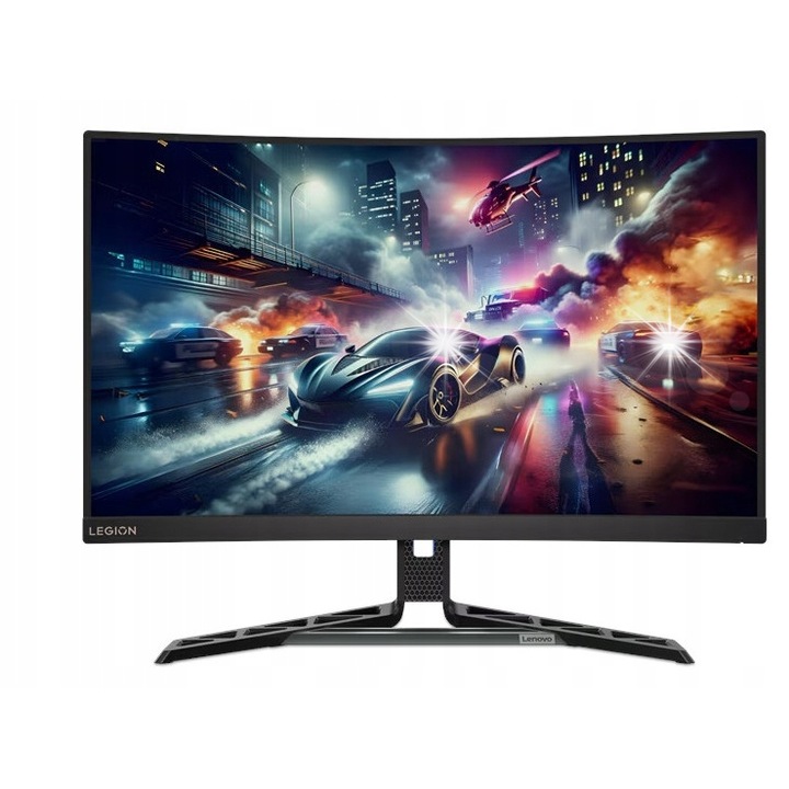 Монитор извит 27" Lenovo R27qc-30 2560x1440px 180Hz 0.5ms Черен