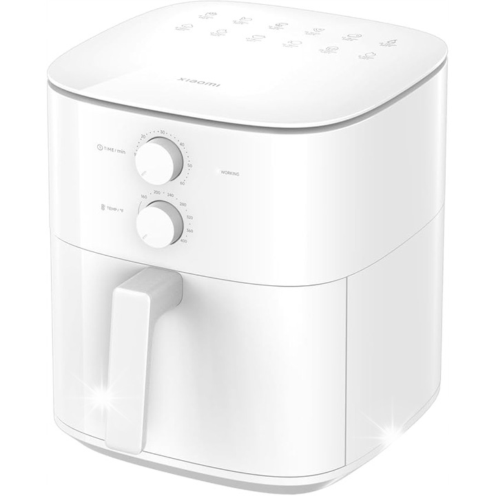 Фритюрник без мазнина Xiaomi Air Fryer Essential 6L, 1550W, бял, 368x279x324mm