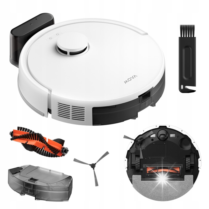 Aspirator fara fir RL8PRO, putere de aspiratie 14000Pa, curatare umeda si uscata, 3.8kg