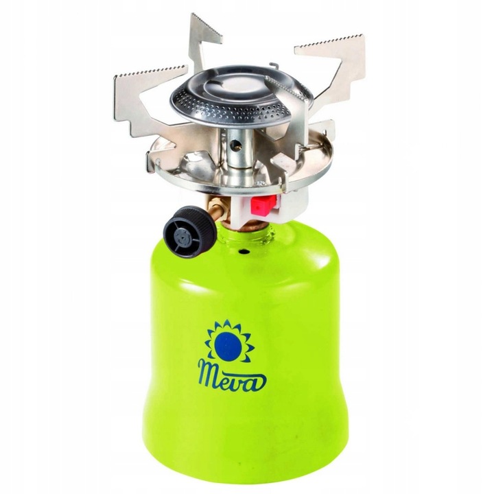 Arzător camping FOCUS, 1.4kW, piezo, 110x110x205mm, szett