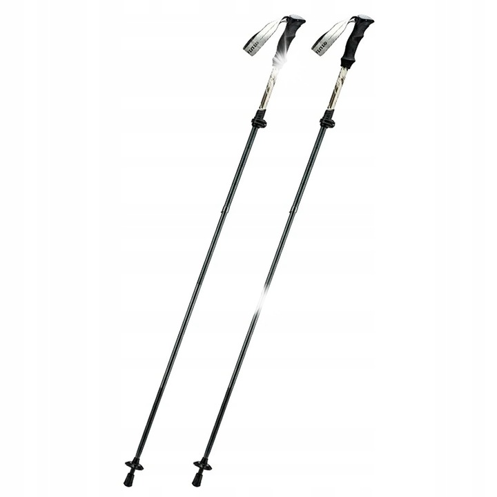 Bete trekking Qunature, алуминий 110-130 см, кафяв цвят, комплект 3 броя