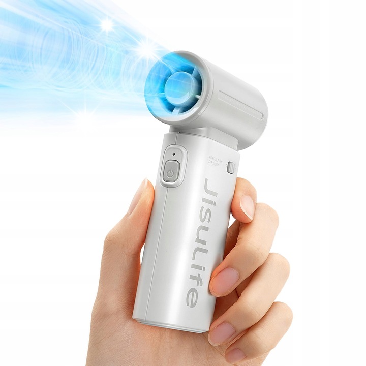 Преносим вентилатор Jisulife Handheld Fan Life9, 3600mAh, 5 скорости, сив