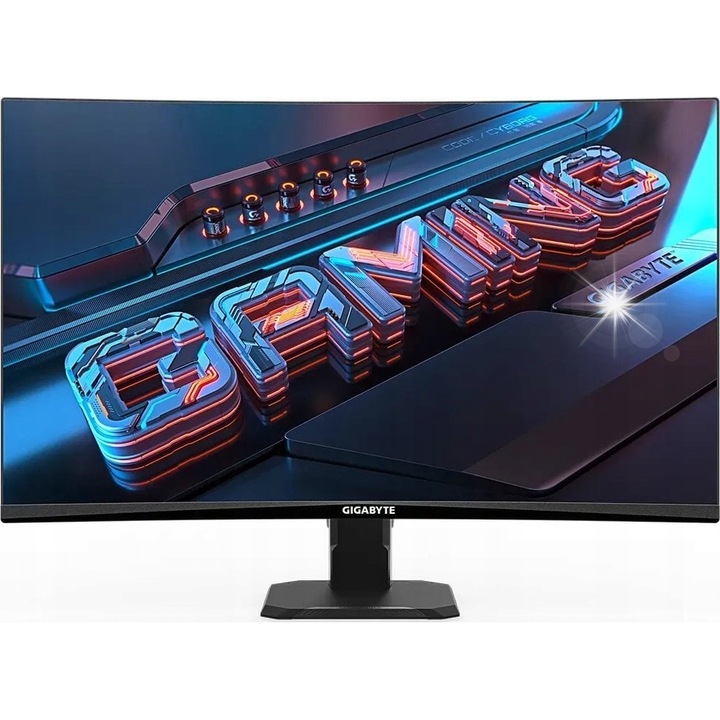 Monitor Gigabyte 27", 180Hz, 1ms, hajlított, fekete, FullHD