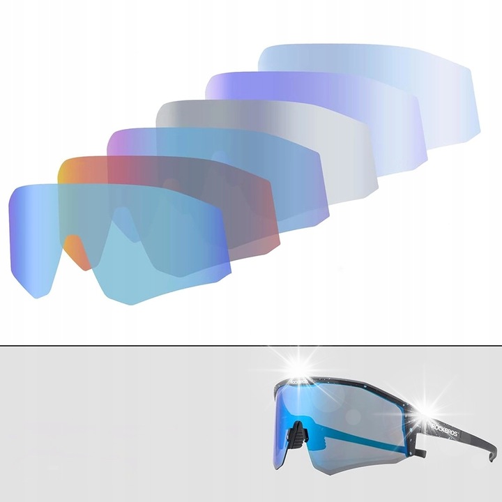 Спортни очила Rockbros SP297, поляризиращи, UV400, сиви, с калъф