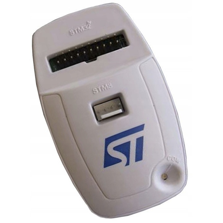 Програматор-дебъгер STMicroelectronics ST-LINK/V2 JTAG-SWD-SWIM, USB, за STM32 и STM8, пълен комплект