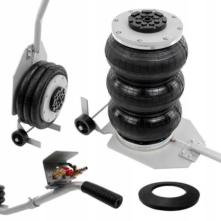 Elevator pneumatic cu perne Balwanek 3,5T, Tagred, 40cm inaltime, cu guma inclusa, set