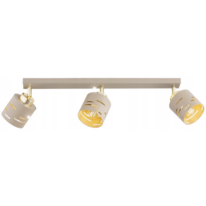 Плафониера Vox Ecru, метал, минималистичен дизайн, 15-25см x 60-80см