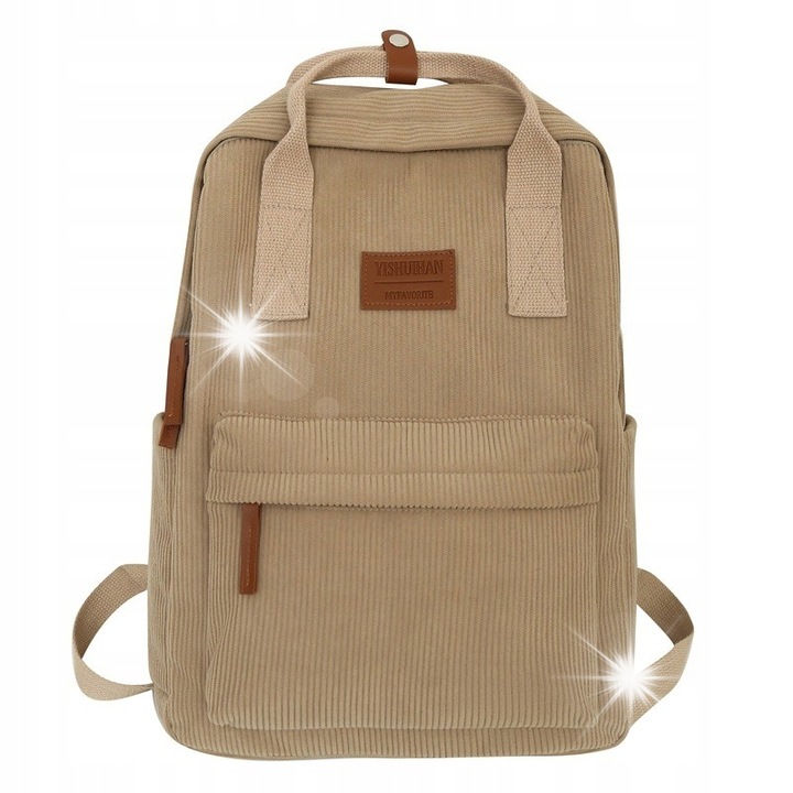 ECARLA unisex sport hátizsák, barna, nagyon tágas