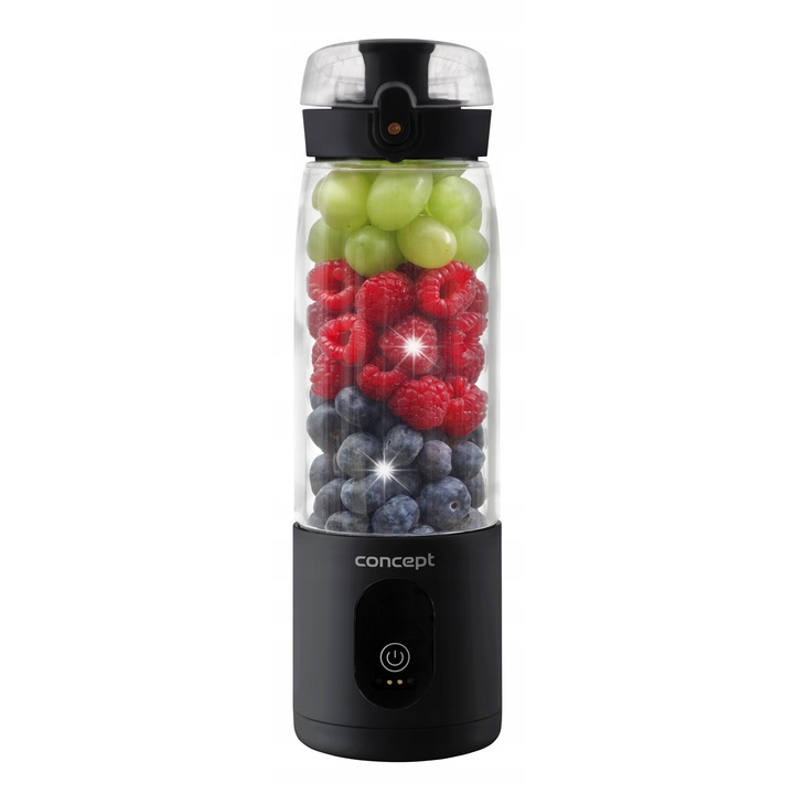 Blender kielichowy Adler AD 4070, 800W, sticla, 1,5L, 5 viteze, set complet