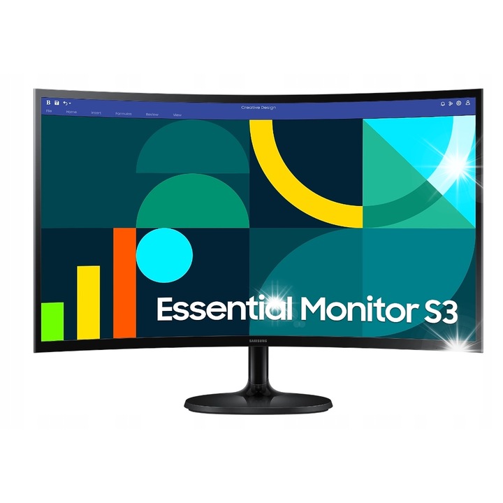 Monitor curbat Samsung 27", Full HD, 100Hz, negru