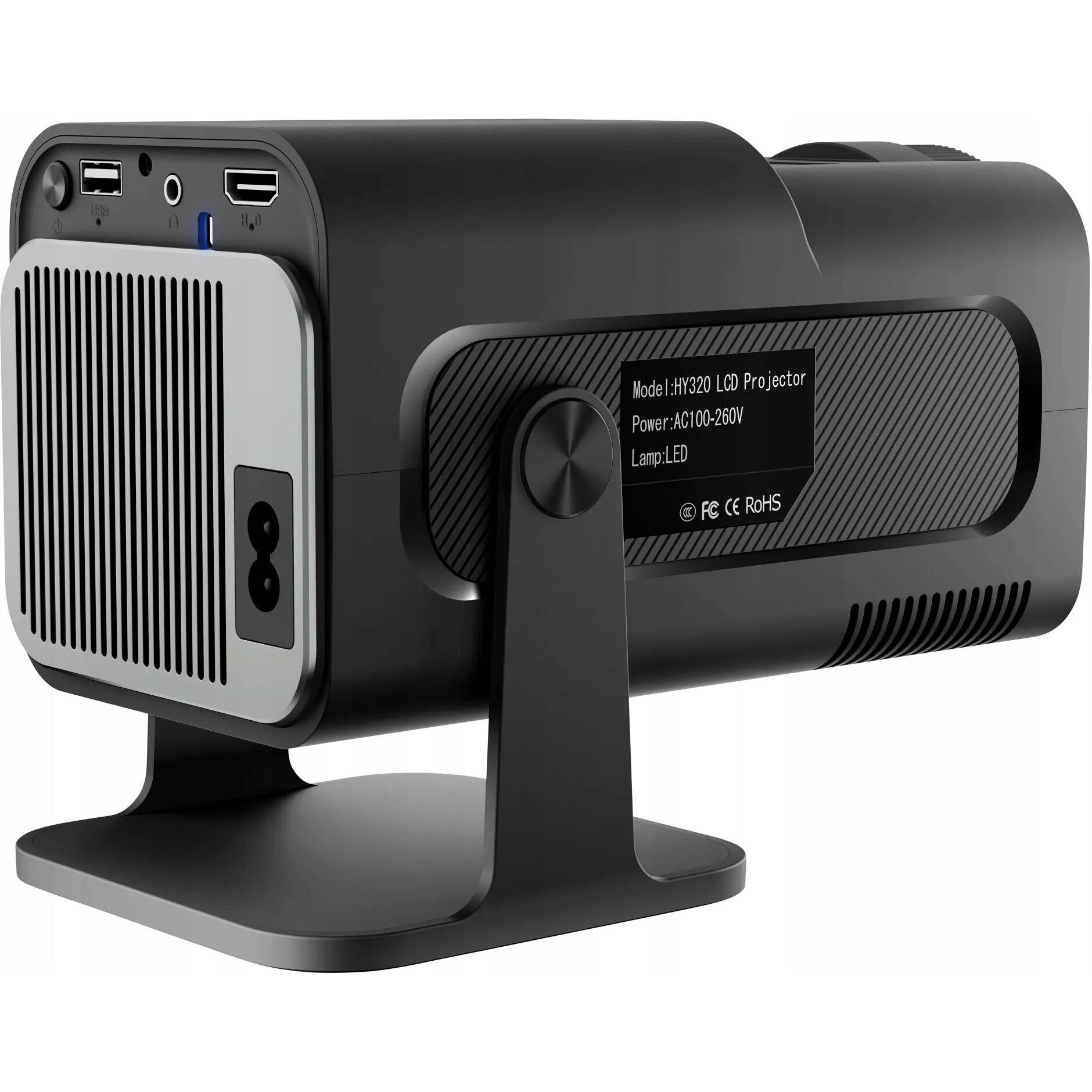 Videoproiector Magcubic HY320, 4K, Full HD, Bluetooth, Wi-Fi, 30