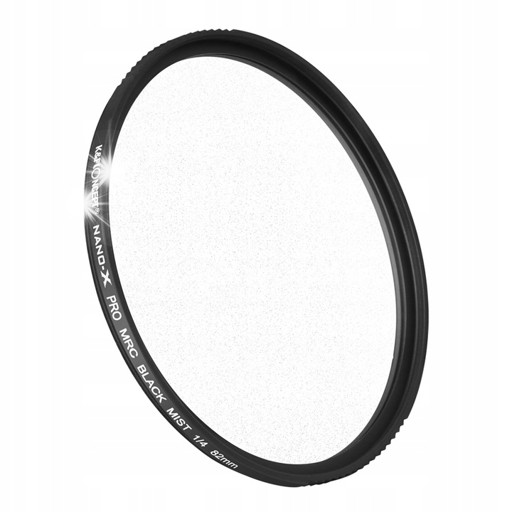 Filtru dyfuzyon Black Mist 1/4 62mm K&F Concept, profil subtire, protectie anti-reflexie, cutie de depozitare