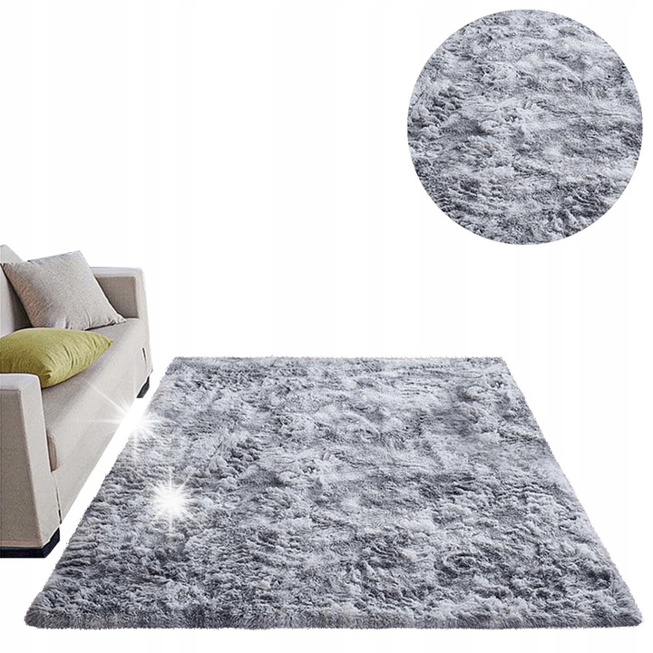 Shaggy Ombre szőnyeg, 160x200cm, többszínű, 3,5cm vastagság, szett