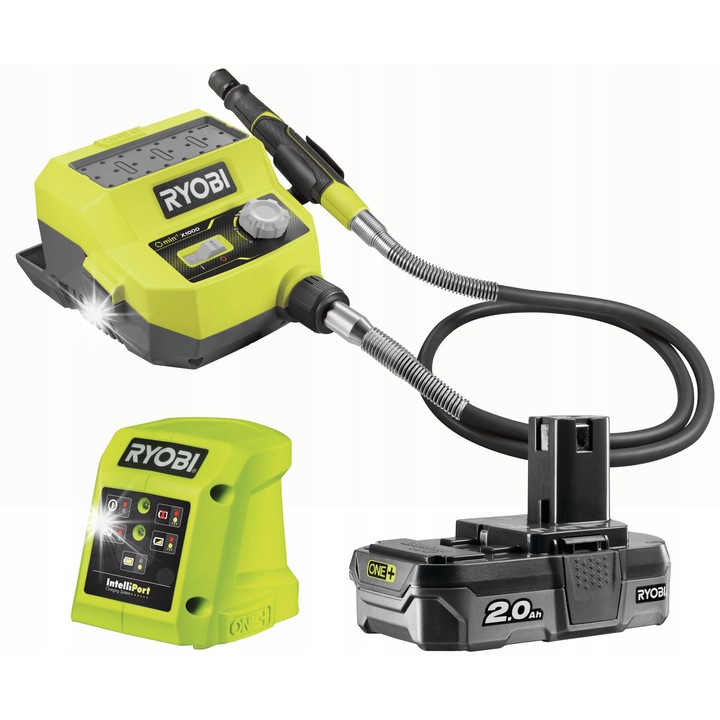 Многофункционална полираща машина, RYOBI, RRTS18-120GA35, 18V, 2.0Ah, комплект с батерия и зарядно устройство, 2600-35000/мин, 92см