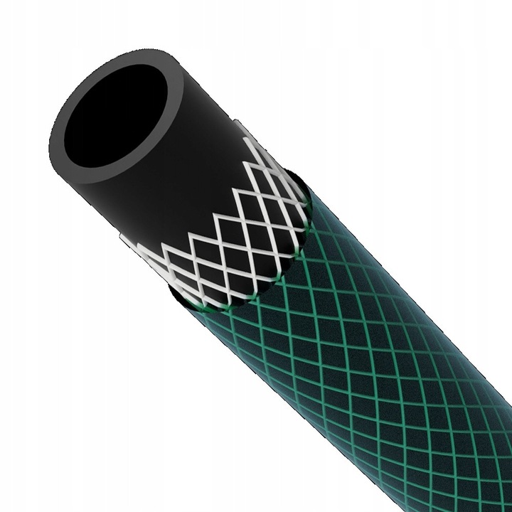 Vartco LIGHT kerti tömlő, öntözőtömlő, 3 rétegű, erősített, PVC, átlátszó zöld, 20 m, 3/4'' (19 mm)