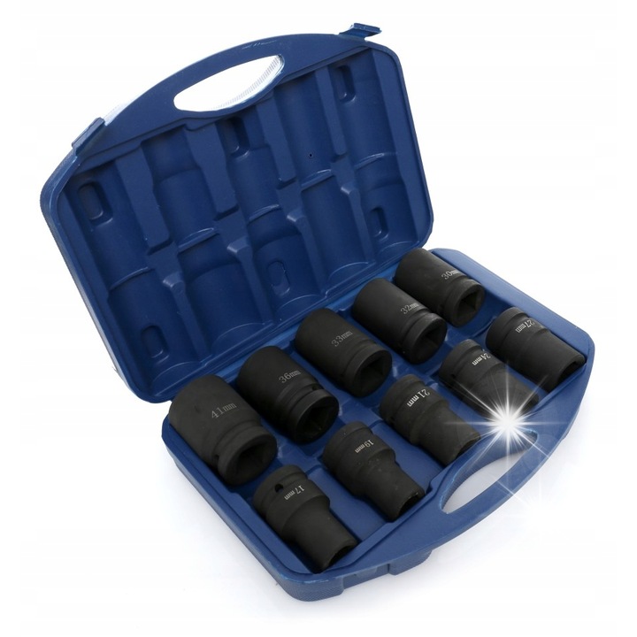 Комплект тръбни ключове, Tagred, 10 части, черен