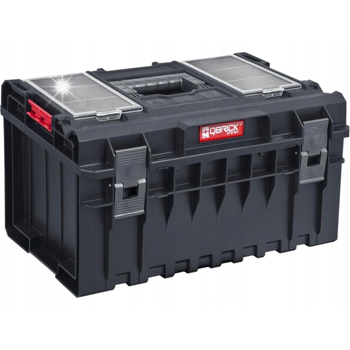 Moduláris szerszámosláda Qbrick System ONE 350 Profi, 19l, fekete, 38.5x58.5x32cm