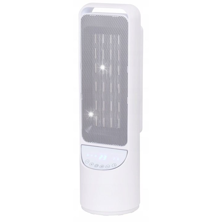 TAGRED oszlopos hősugárzó, 2000W, távirányítóval, elegáns design, 15x15x51cm