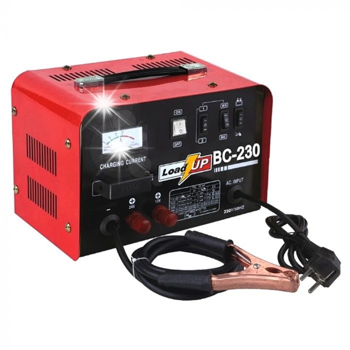 Airpress BC 230 autóakkumulátor töltő, 12/24V, 30A, 31.5x28x24cm, 10kg