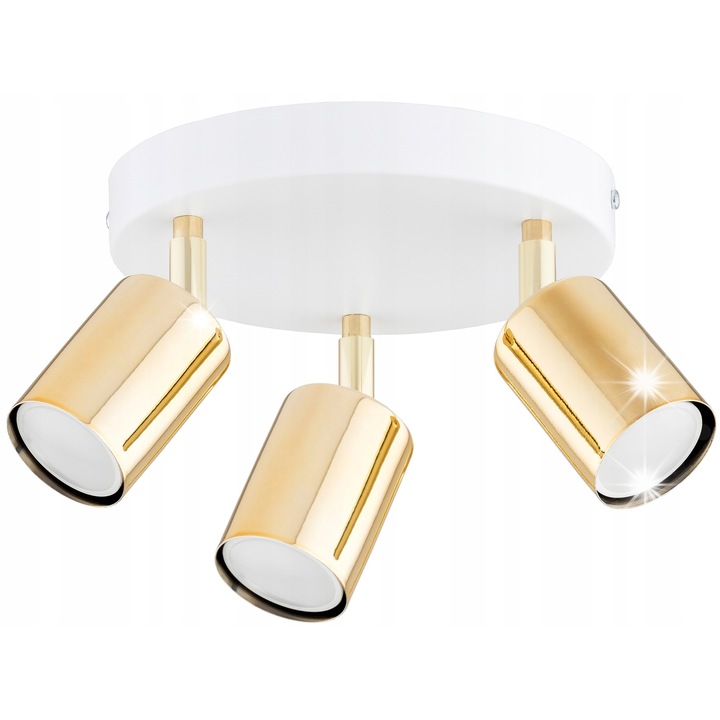 Lustra Spot White, fém, 10-14cm x 20-30cm, fehér, modern design