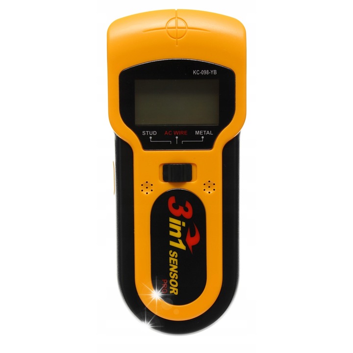 Металотърсач, Tagred, модел TA1304, за кабели под напрежение, 180x75x30мм, LED