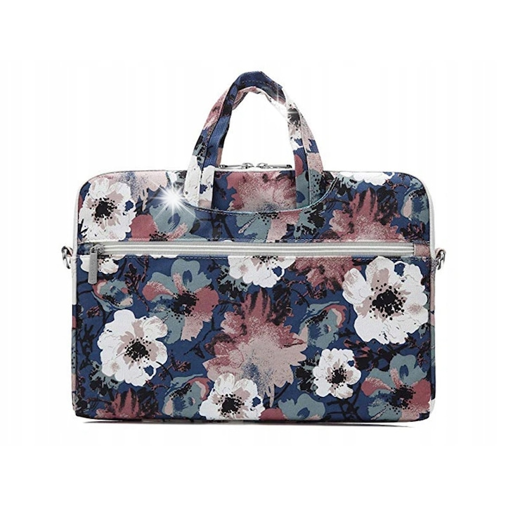 Canvaslife Briefcase laptoptáska 15-16 hüvelykes, többszínű, vízálló, vállpánttal