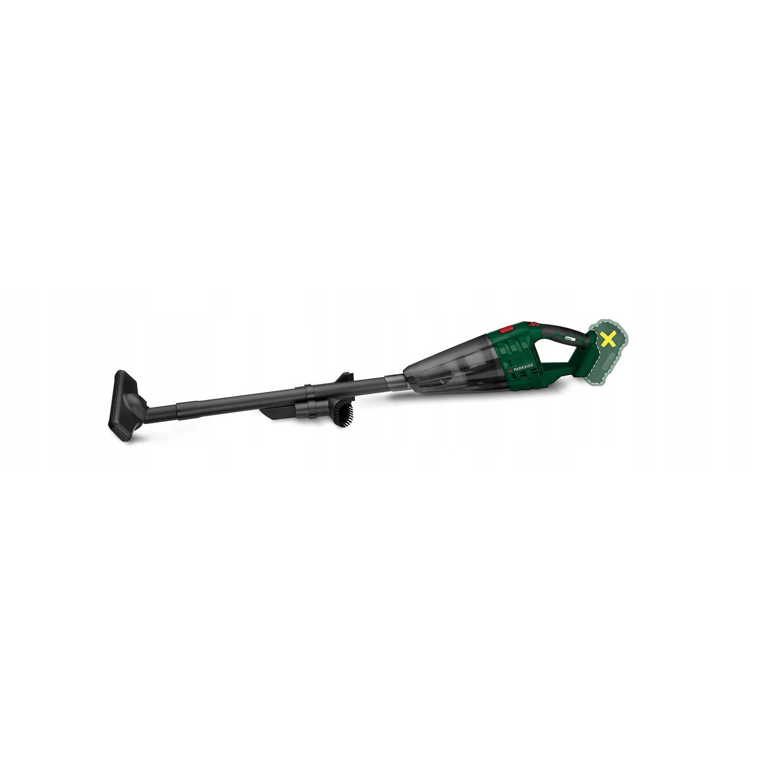 Aspirator portabil PARKSIDE PHSSA 20-Li, 20V, 400ml, 44,7x11,8x14cm, set cu accesorii