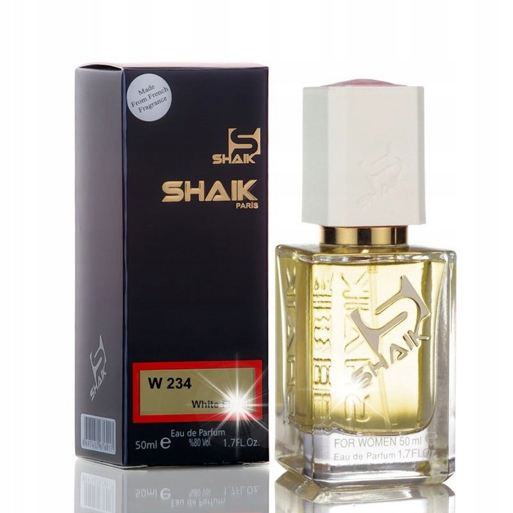 Shaik W234 női parfüm, 50ml, orientális-virágos, mandula és kakaó illatjegyek
