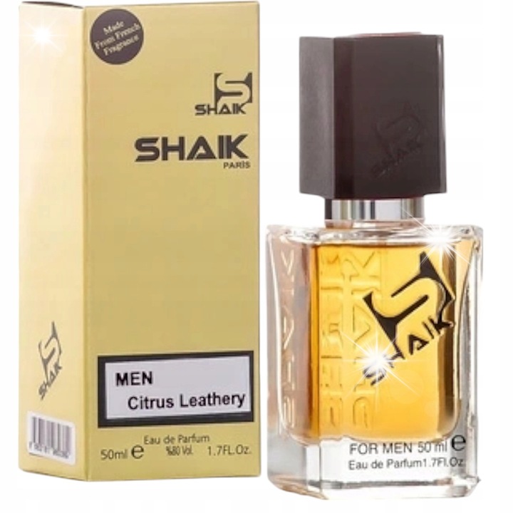 Férfi parfüm, Shaik 637, citrusos és fás jegyek, 50 ml