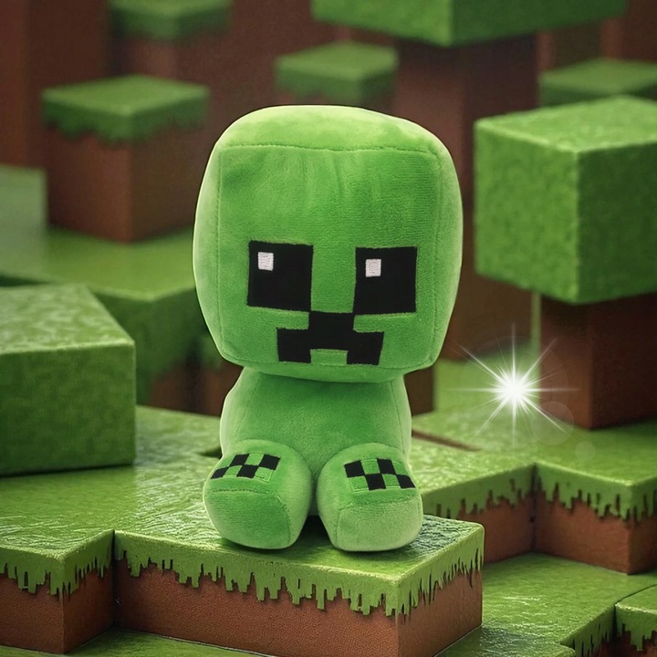 Плюшена играчка, играчки, страховит талисман, 35 см, зелен, XXL