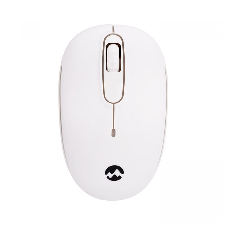 Mouse optic wireless Everest SMW-666, 1600DPI, alb