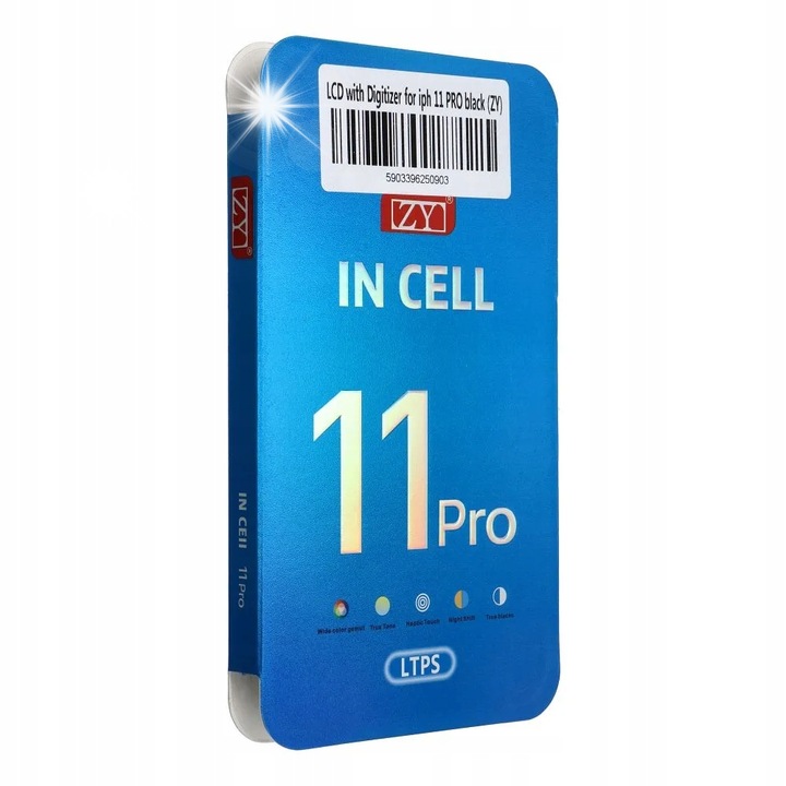 Дисплей за iPhone 11 Pro, ZY, тъчскрийн, черен