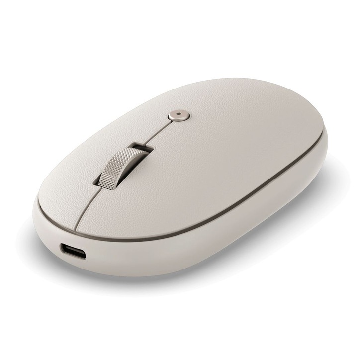 Mouse Bluetooth Satechi OntheGo, 2400DPI, culoare sand